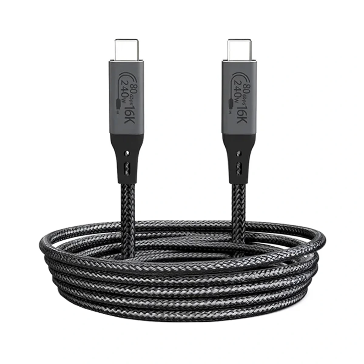 کابل تایپ سی نیبیوا مدل USB4 Thunderbolt 5 طول 1 متر کابل تایپ سی نیبیوا مدل USB4 Thunderbolt 5 طول 1 متر