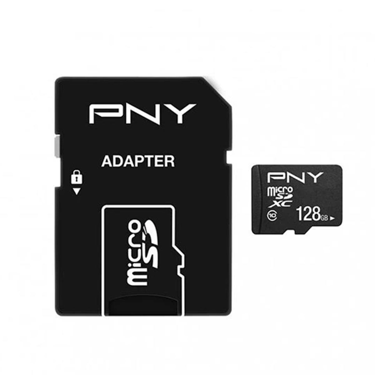 کارت حافظه MicroSDHC پی ان وای مدل Performance Plus کلاس 10 ظرفیت 128 گیگابایت به همراه آداپتور SD کارت حافظه MicroSDHC پی ان وای مدل Performance Plus کلاس 10 ظرفیت 128 گیگابایت به همراه آداپتور SD
