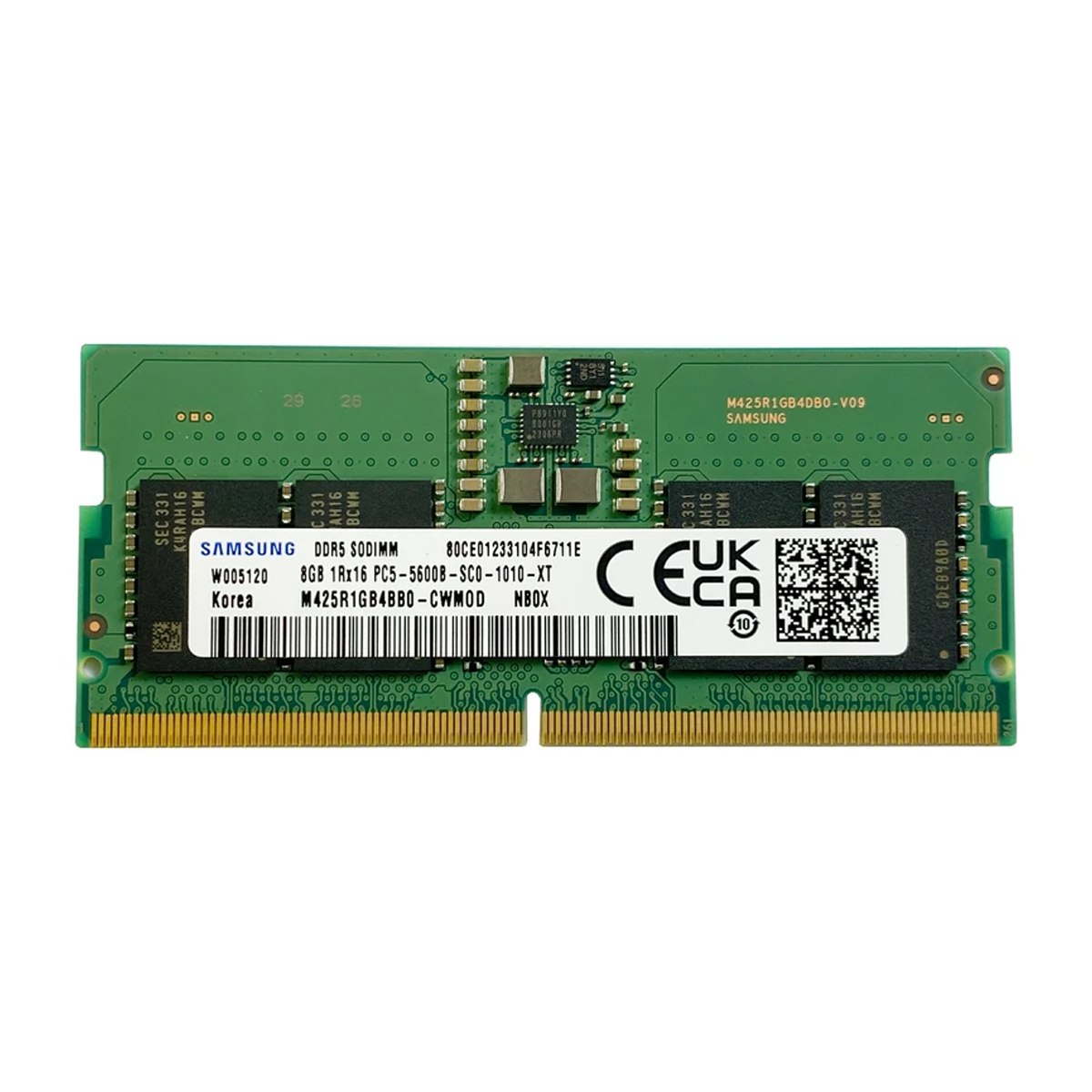 رم لپ تاپ DDR5 تک کاناله 5600 مگاهرتز CL46 سامسونگ مدل M425R1GB ظرفیت 8 گیگابایت رم لپ تاپ DDR5 تک کاناله 5600 مگاهرتز CL46 سامسونگ مدل M425R1GB ظرفیت 8 گیگابایت