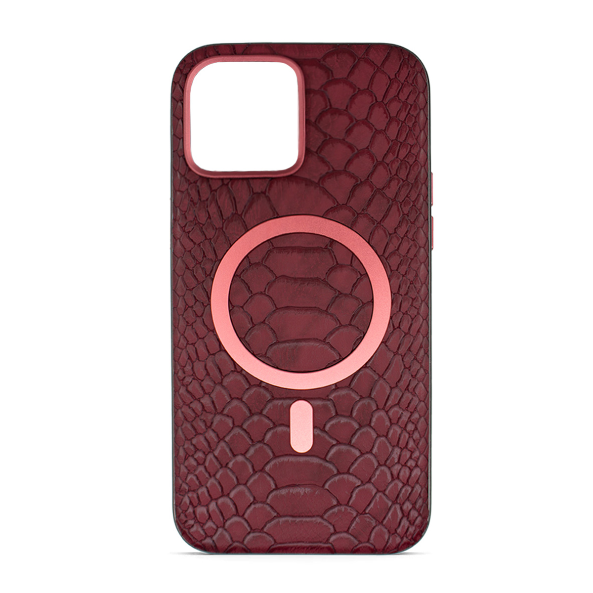 قاب گوشی اپل iPhone 13 Pro Max مک کوی مدل Snake Skin چرمی مگ سیف دار قاب گوشی اپل iPhone 13 Pro Max مک کوی مدل Snake Skin چرمی مگ سیف دار