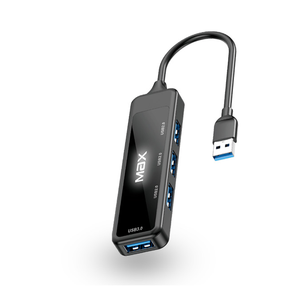 هاب 4 پورت USB تویین مکس مدل MV-33-مشکی هاب 4 پورت USB تویین مکس مدل MV-33-مشکی