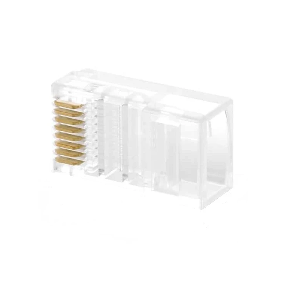 سوکت شبکه Cat5 UTP RJ45 یوگرین مدل 50246 بسته 100 عددی سوکت شبکه Cat5 UTP RJ45 یوگرین مدل 50246 بسته 100 عددی
