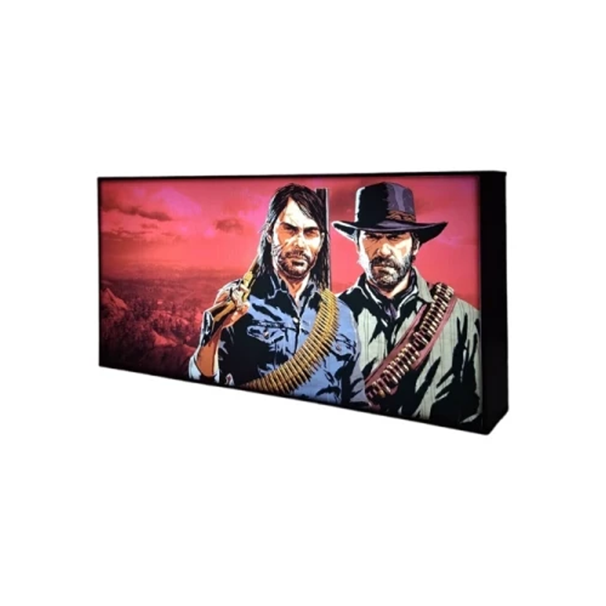 تابلو لایتباکس گیمینگ Red Dead کد AB02 تابلو لایتباکس گیمینگ Red Dead کد AB02