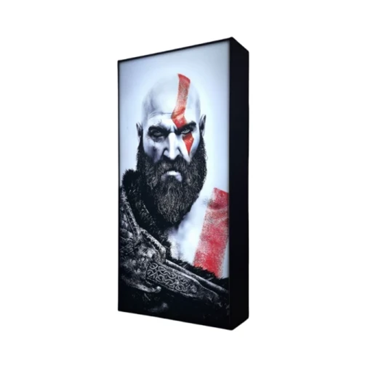 تابلو لایتباکس گیمینگ God of War کد AB06 تابلو لایتباکس گیمینگ God of War کد AB06