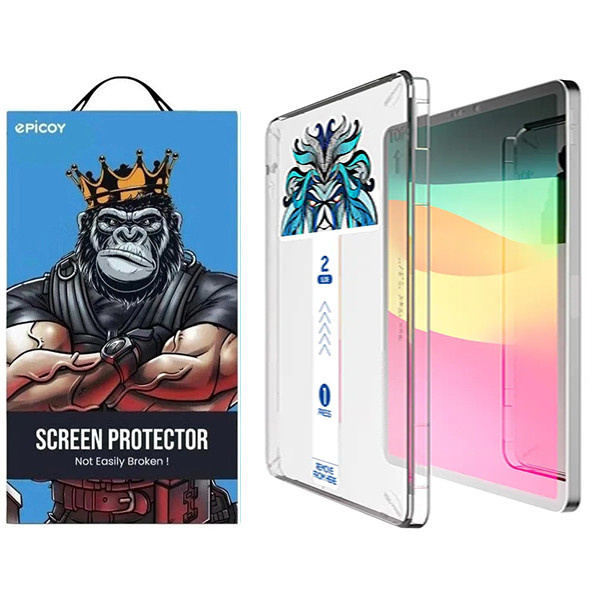 محافظ صفحه نمایش اپیکوی مدل Lion ESD Easy Install مناسب برای تبلت اپل iPad Pro 11 2024 / Air 11 2024/ Air 11 2025 به همراه کیت نصب محافظ صفحه نمایش اپیکوی مدل Lion ESD Easy Install مناسب برای تبلت اپل iPad Pro 11 2024 / Air 11 2024/ Air 11 2025 به همراه کیت نصب