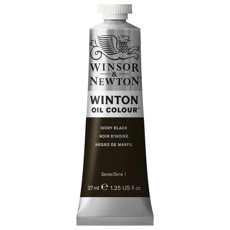 رنگ روغن وینزور اند نیوتون مدل IVORY BLACK 24 حجم 37 میلی لیتر رنگ روغن وینزور اند نیوتون مدل IVORY BLACK 24 حجم 37 میلی لیتر