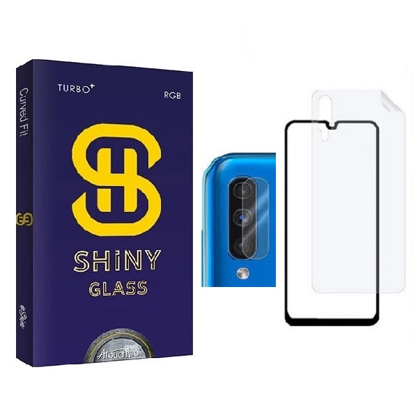 محافظ صفحه نمایش آتوچبو مدل FUL مناسب برای گوشی موبایل سامسونگ Galaxy A50 به همراه محافظ پشت گوشی و محافظ لنز دوربین محافظ صفحه نمایش آتوچبو مدل FUL مناسب برای گوشی موبایل سامسونگ Galaxy A50 به همراه محافظ پشت گوشی و محافظ لنز دوربین
