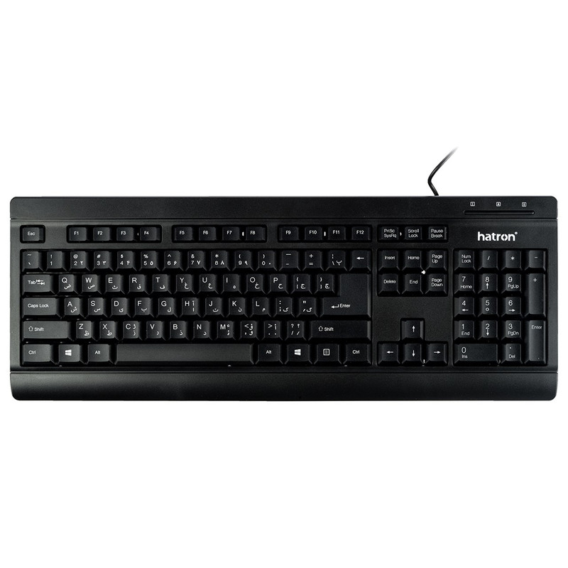 کیبورد هترون مدل HK210 با سیم