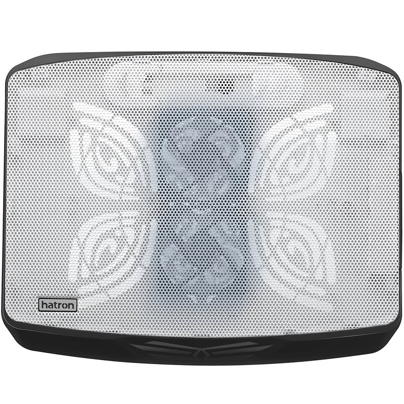 پایه خنک کننده لپ تاپ هترون مدل HCP120-نقره‌ای