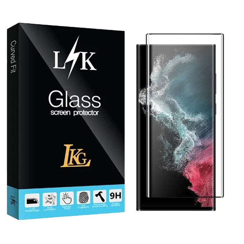 محافظ صفحه نمایش ال کا جی مدل فول چسب مناسب برای گوشی موبایل سامسونگ Galaxy S23 Ultra 5G محافظ صفحه نمایش ال کا جی مدل فول چسب مناسب برای گوشی موبایل سامسونگ Galaxy S23 Ultra 5G