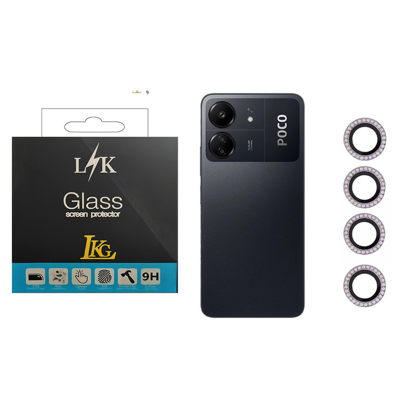 محافظ لنز دوربین ال کا جی مدل نگین دار مناسب برای گوشی موبایل شیائومی Redmi 13C / پوکو C65 / پوکو M6 Pro / Redmi Note 13 Pro محافظ لنز دوربین ال کا جی مدل نگین دار مناسب برای گوشی موبایل شیائومی Redmi 13C / پوکو C65 / پوکو M6 Pro / Redmi Note 13 Pro