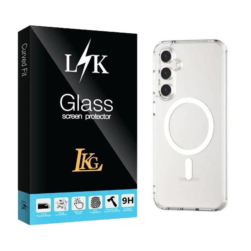 کاور ال کا جی مدل قاب مگ سیف دار مناسب برای گوشی موبایل سامسونگ Galaxy S23 FE کاور ال کا جی مدل قاب مگ سیف دار مناسب برای گوشی موبایل سامسونگ Galaxy S23 FE