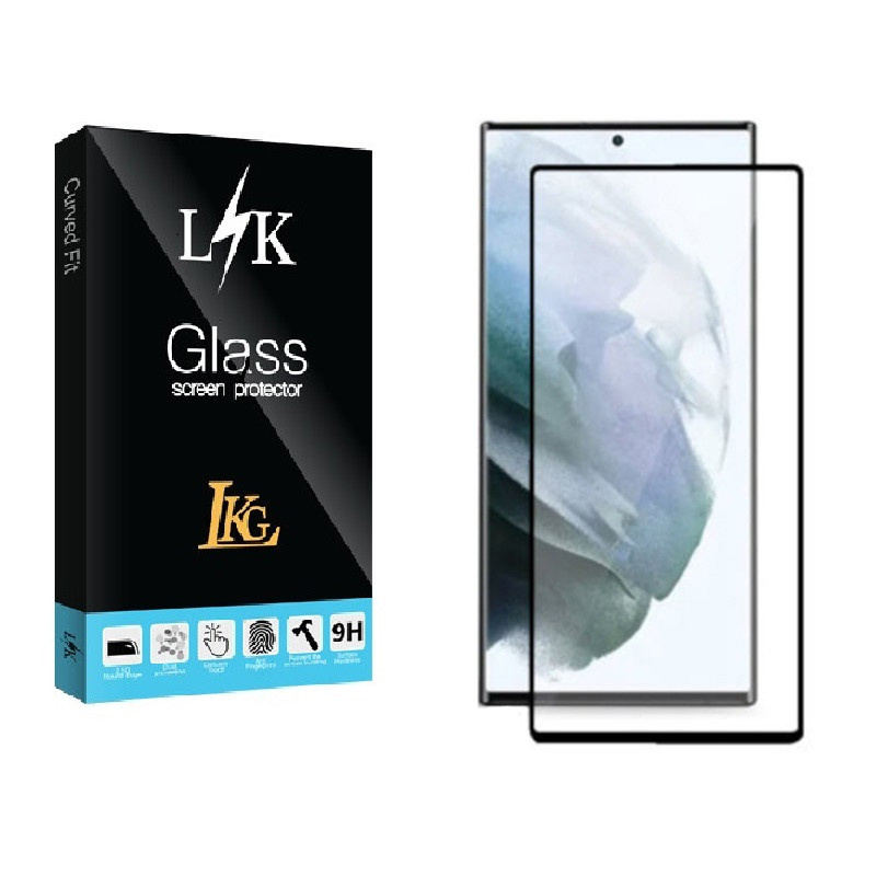محافظ صفحه نمایش شیشه ای ال کا جی مدل LK مناسب برای گوشی موبایل سامسونگ Galaxy S23 Ultra محافظ صفحه نمایش شیشه ای ال کا جی مدل LK مناسب برای گوشی موبایل سامسونگ Galaxy S23 Ultra
