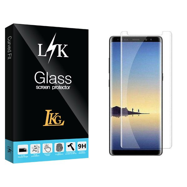 محافظ صفحه نمایش ال کا جی مدل LKK UV_NEW مناسب برای گوشی موبایل سامسونگ Galaxy Note 8 محافظ صفحه نمایش ال کا جی مدل LKK UV_NEW مناسب برای گوشی موبایل سامسونگ Galaxy Note 8