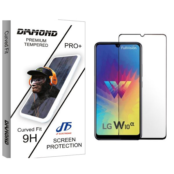 محافظ صفحه نمایش شیشه ای جی اف مدل Diamond مناسب برای گوشی موبایل ال جی W10 Alpha محافظ صفحه نمایش شیشه ای جی اف مدل Diamond مناسب برای گوشی موبایل ال جی W10 Alpha