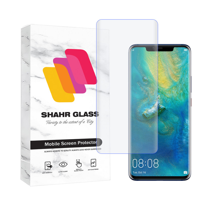 محافظ صفحه نمایش یووی شهر گلس مدل UVLIGHTSH مناسب برای گوشی موبایل هوآوی Mate 20 Pro-بی رنگ محافظ صفحه نمایش یووی شهر گلس مدل UVLIGHTSH مناسب برای گوشی موبایل هوآوی Mate 20 Pro-بی رنگ