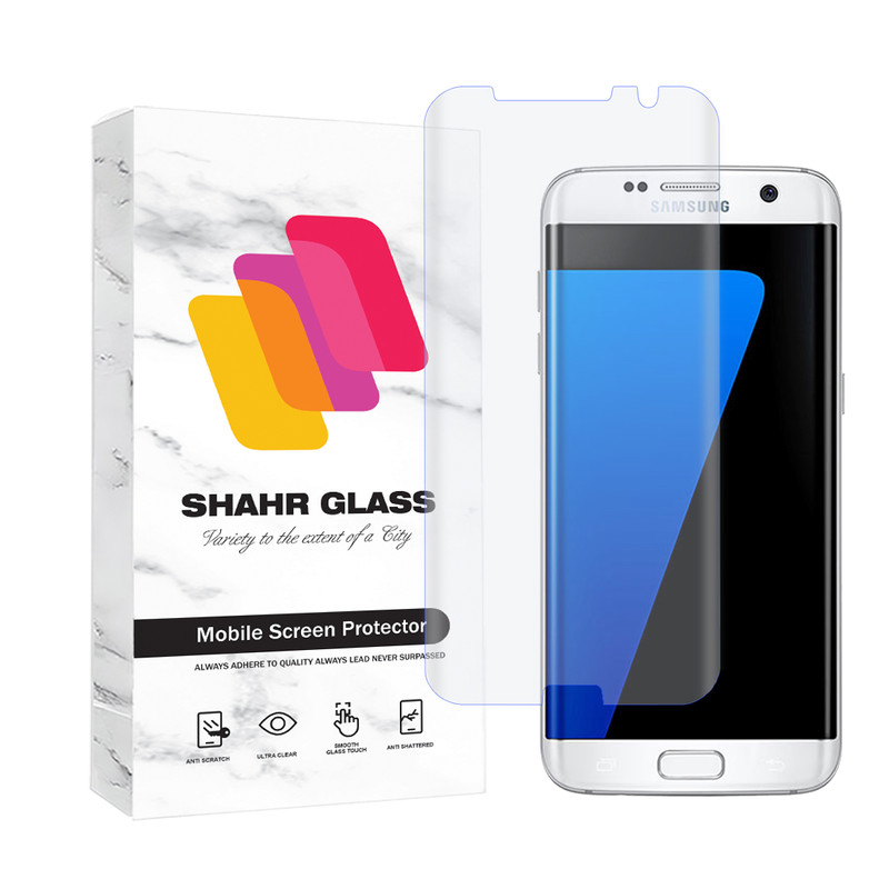 محافظ صفحه نمایش یووی شهر گلس مدل UVLIGHTSH مناسب برای گوشی موبایل سامسونگ Galaxy S7 edge-بی رنگ محافظ صفحه نمایش یووی شهر گلس مدل UVLIGHTSH مناسب برای گوشی موبایل سامسونگ Galaxy S7 edge-بی رنگ
