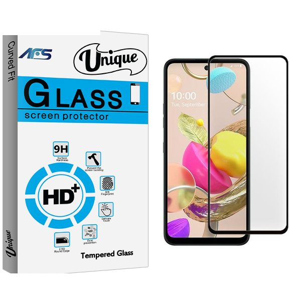 محافظ صفحه نمایش شیشه ای ای اف اس مدل Unique مناسب برای گوشی موبایل ال جی K42 محافظ صفحه نمایش شیشه ای ای اف اس مدل Unique مناسب برای گوشی موبایل ال جی K42
