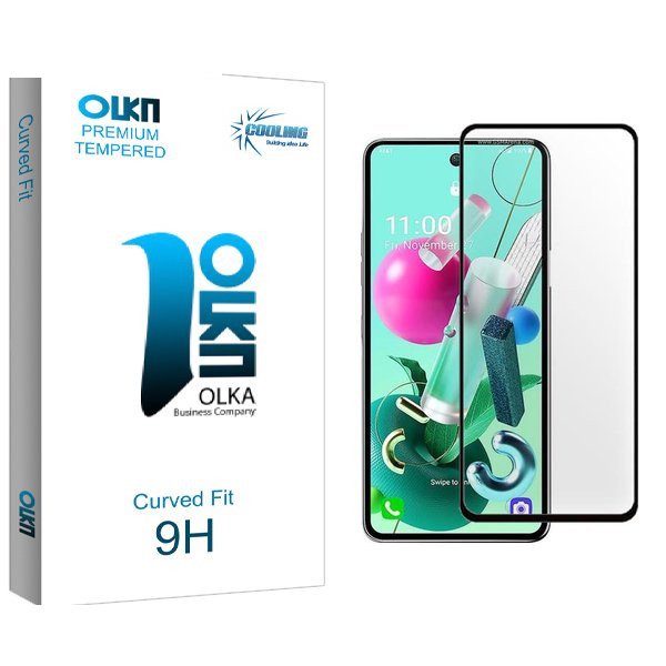 محافظ صفحه نمایش شیشه ای کولینگ مدل Olka مناسب برای گوشی موبایل ال جی K92 5G محافظ صفحه نمایش شیشه ای کولینگ مدل Olka مناسب برای گوشی موبایل ال جی K92 5G
