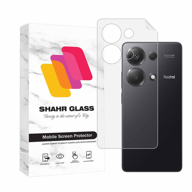 محافظ پشت گوشی شهر گلس مدل NANOMTSH مناسب برای گوشی موبایل شیائومی Redmi Note 13 Pro 4G-بی رنگ محافظ پشت گوشی شهر گلس مدل NANOMTSH مناسب برای گوشی موبایل شیائومی Redmi Note 13 Pro 4G-بی رنگ
