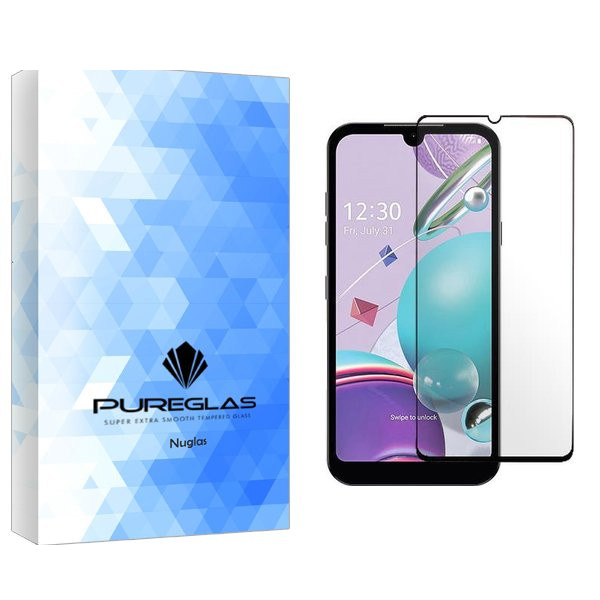 محافظ صفحه نمایش شیشه ای پیور گلس مدل NueGlas مناسب برای گوشی موبایل ال جی K31 محافظ صفحه نمایش شیشه ای پیور گلس مدل NueGlas مناسب برای گوشی موبایل ال جی K31