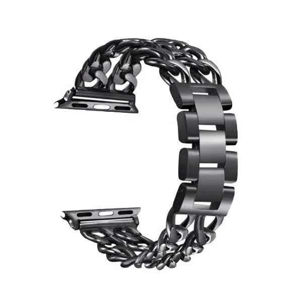 بند اپل واچ 42-44-45 میلی متری مدل 2Line-رزگلد بند اپل واچ 42-44-45 میلی متری مدل 2Line-رزگلد