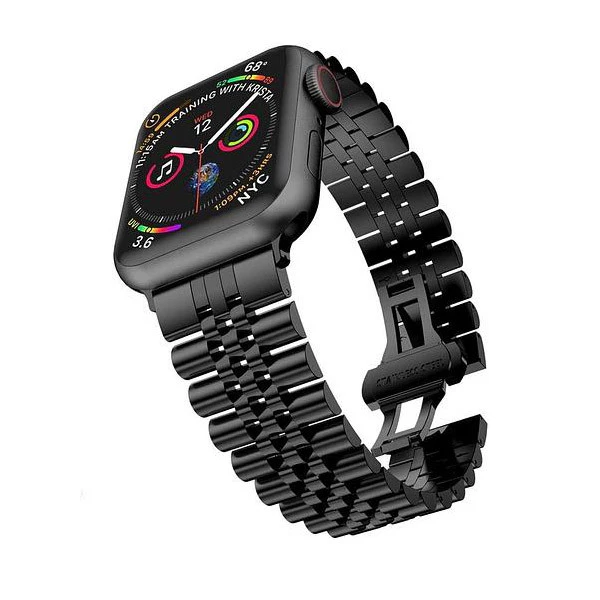 بند اپل واچ 42-44-45 میلی متری مدل Rox-طلایی بند اپل واچ 42-44-45 میلی متری مدل Rox-طلایی