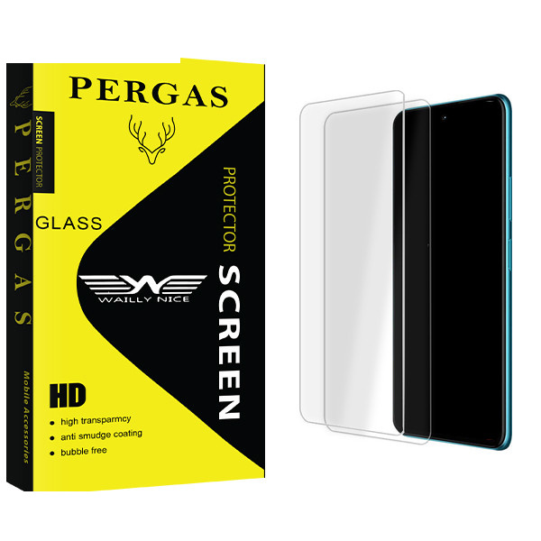 محافظ صفحه نمایش شیشه ای وایلی نایس مدل Pergas Glass MIX مناسب برای گوشی موبایل ال جی K41S \ K50S بسته دو عددی محافظ صفحه نمایش شیشه ای وایلی نایس مدل Pergas Glass MIX مناسب برای گوشی موبایل ال جی K41S \ K50S بسته دو عددی