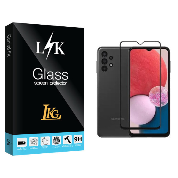 محافظ صفحه نمایش شیشه ای ال کا جی مدل LK مناسب برای گوشی موبایل سامسونگ Galaxy A13 4G محافظ صفحه نمایش شیشه ای ال کا جی مدل LK مناسب برای گوشی موبایل سامسونگ Galaxy A13 4G