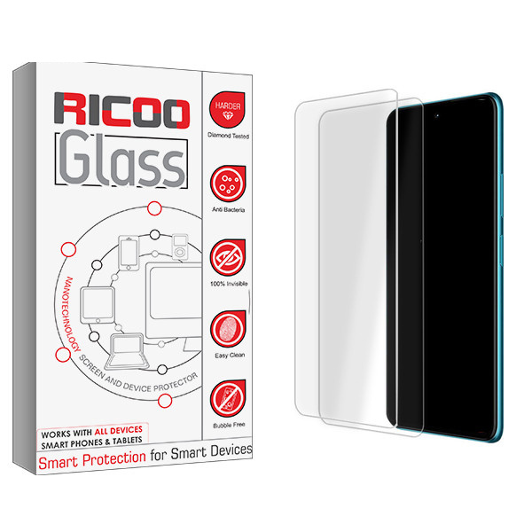 محافظ صفحه نمایش شیشه ای ریکو مدل Ricoo Glass MIX مناسب برای گوشی موبایل ال جی K61 بسته دو عددی محافظ صفحه نمایش شیشه ای ریکو مدل Ricoo Glass MIX مناسب برای گوشی موبایل ال جی K61 بسته دو عددی