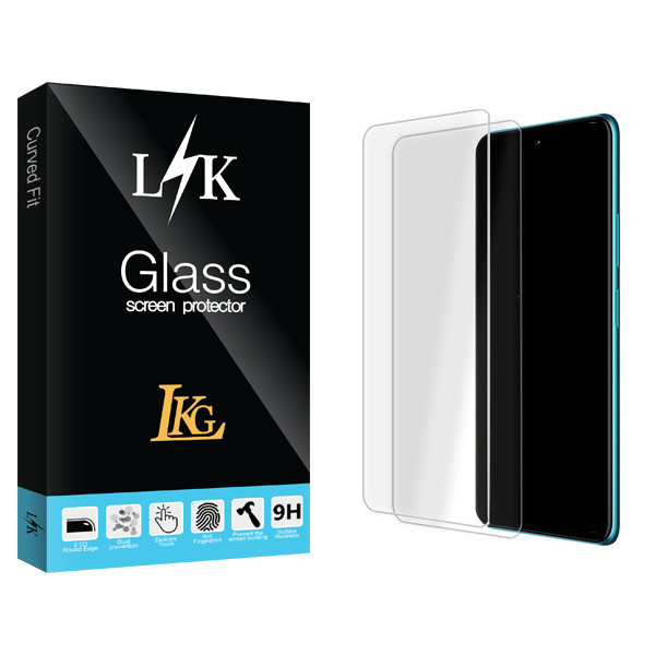 محافظ صفحه نمایش شیشه ای ال کا جی مدل LK Glass MIX مناسب برای گوشی موبایل ریلمی 8 / 8 5G/ 8 Pro / 7 Pro بسته دو عددی محافظ صفحه نمایش شیشه ای ال کا جی مدل LK Glass MIX مناسب برای گوشی موبایل ریلمی 8 / 8 5G/ 8 Pro / 7 Pro بسته دو عددی