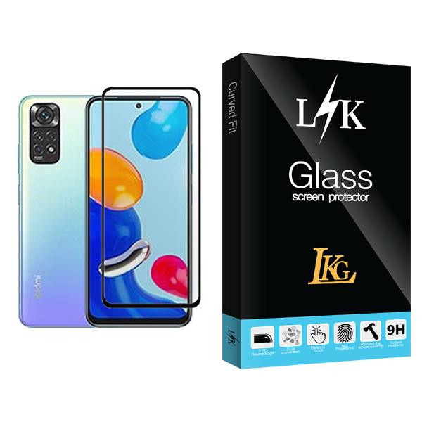 محافظ صفحه نمایش ال کا جی مدل LK Glass MIX001 مناسب برای گوشی موبایل شیائومی Redmi Note 11 محافظ صفحه نمایش ال کا جی مدل LK Glass MIX001 مناسب برای گوشی موبایل شیائومی Redmi Note 11