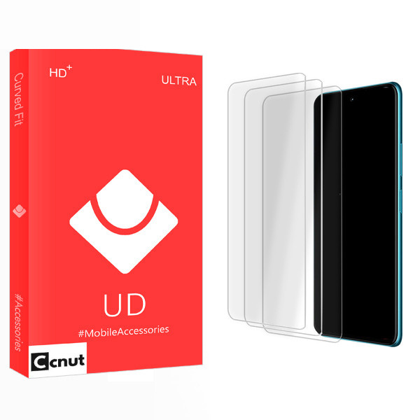 محافظ صفحه نمایش شیشه ای کوکونات مدل UD Ultra MIX مناسب برای گوشی موبایل ال جی W41 Plus بسته سه عددی محافظ صفحه نمایش شیشه ای کوکونات مدل UD Ultra MIX مناسب برای گوشی موبایل ال جی W41 Plus بسته سه عددی