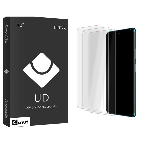 محافظ صفحه نمایش شیشه ای کوکونات مدل UDB Ultra MIX مناسب برای گوشی موبایل ال جی W41 Pro \ W41 Plus بسته سه عددی محافظ صفحه نمایش شیشه ای کوکونات مدل UDB Ultra MIX مناسب برای گوشی موبایل ال جی W41 Pro \ W41 Plus بسته سه عددی