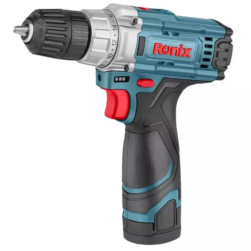 پیچ گوشتی شارژی رونیکس 12 ولت مدل 8613-چند رنگ 