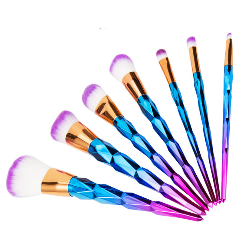 ست برس آرایشی مدل Unicorn Makeup Brushes-1 مجموعه 7 عددی ست برس آرایشی مدل Unicorn Makeup Brushes-1 مجموعه 7 عددی