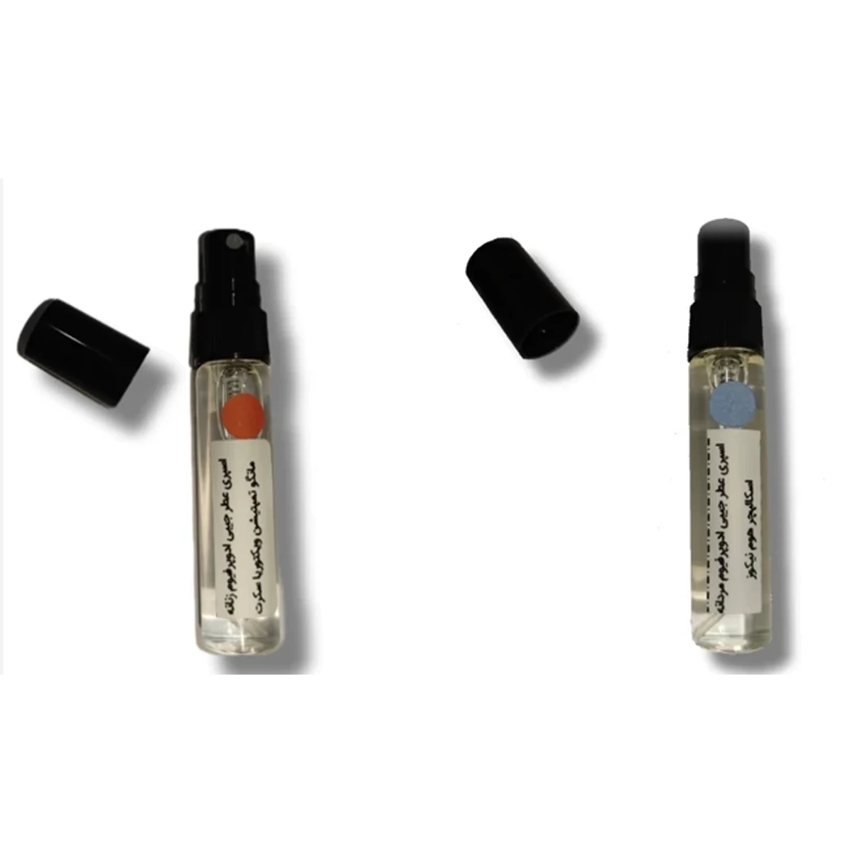 عطر جیبی زنانه ادوپرفیوم مانگو تمپتیشن ویکتوریا سکرت به همراه عطر جیبی مردانه اسکالپچر هوم نیکوز-3 میلی لیتر عطر جیبی زنانه ادوپرفیوم مانگو تمپتیشن ویکتوریا سکرت به همراه عطر جیبی مردانه اسکالپچر هوم نیکوز-3 میلی لیتر