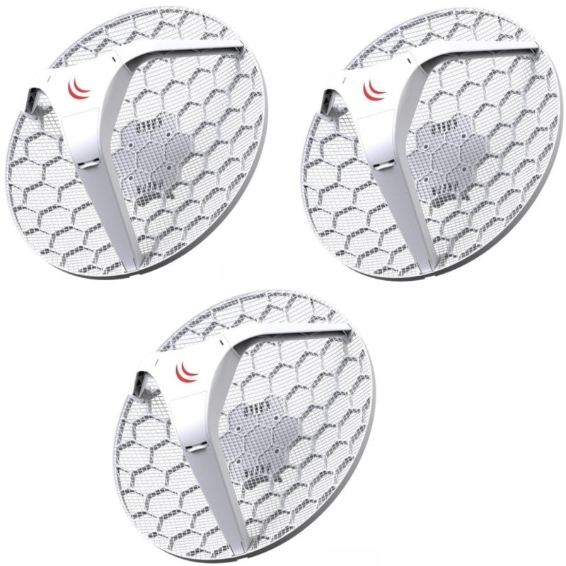 اکسس پوینت بی سیم میکروتیک مدل LHG 5 بسته 3 عددی-سفید اکسس پوینت بی سیم میکروتیک مدل LHG 5 بسته 3 عددی-سفید