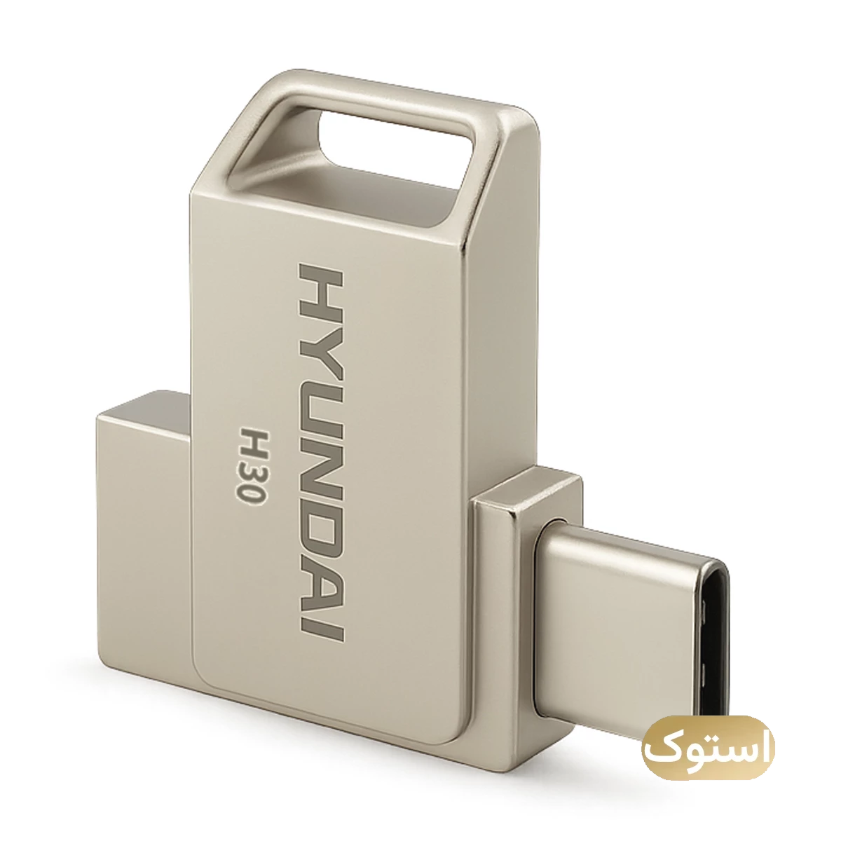 فلش مموری استوک Open Box - هیوندای مدل H30 3.2 ظرفیت 128 گیگابایت - نقره ای فلش مموری استوک Open Box - هیوندای مدل H30 3.2 ظرفیت 128 گیگابایت - نقره ای