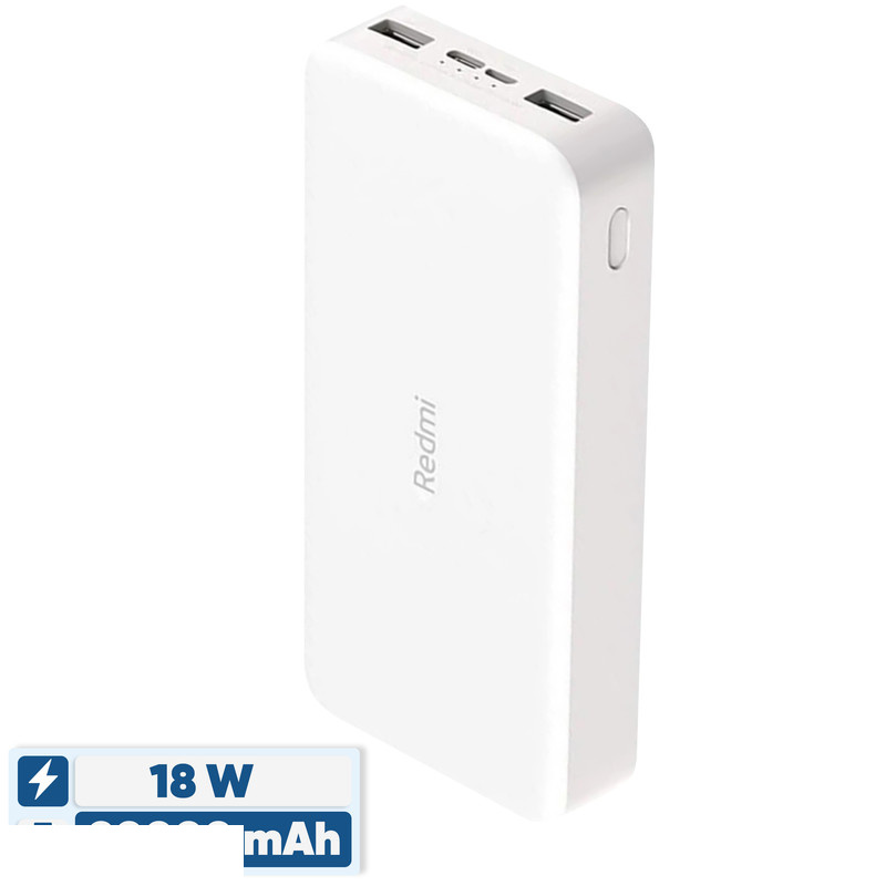 پاوربانک 18 وات شیائومی مدل Redmi PB200LZM ظرفیت 20000 میلی آمپر ساعت پاوربانک 18 وات شیائومی مدل Redmi PB200LZM ظرفیت 20000 میلی آمپر ساعت