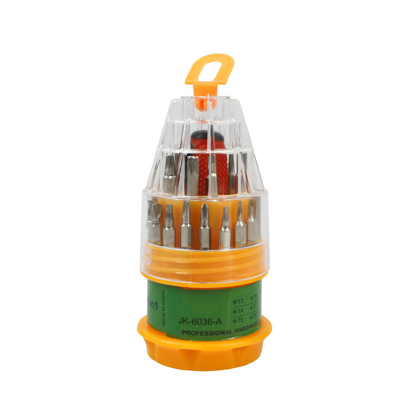پیچ گوشتی مدل JK-6036-A بسته 31 عددی