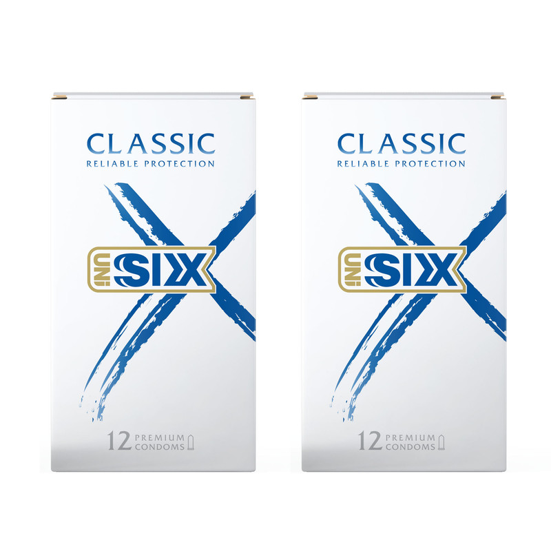 کاندوم سیکس مدل Classic-N دو بسته 12 عددی کاندوم سیکس مدل Classic-N دو بسته 12 عددی