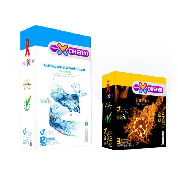 پک بهداشتی جنسی ایکس دریم مدل X9 مجموعه 2 عددی پک بهداشتی جنسی ایکس دریم مدل X9 مجموعه 2 عددی