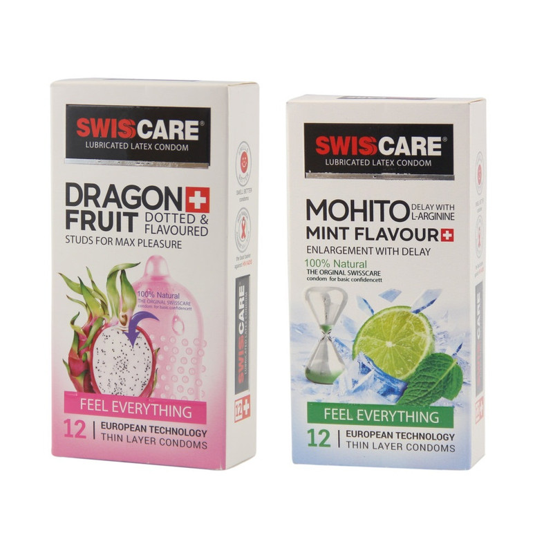 کاندوم سوئیس کر مدل Mohito DRAGON FRUIT مجموعه 2 عددی کاندوم سوئیس کر مدل Mohito DRAGON FRUIT مجموعه 2 عددی