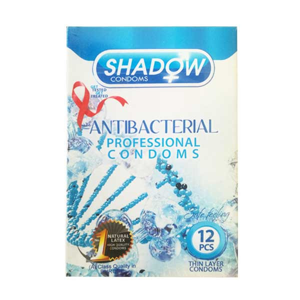 کاندوم شادو مدل Anti Bacterial بسته 12 عددی کاندوم شادو مدل Anti Bacterial بسته 12 عددی