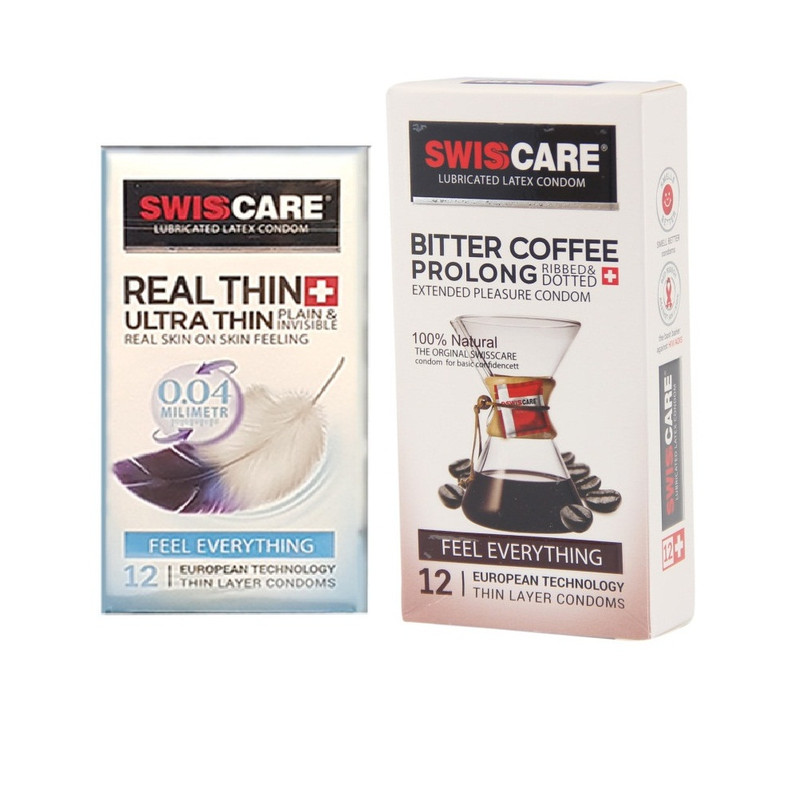 کاندوم سوئیس کر مدل REAL THIN Coffee Prolong مجموعه 2 عددی کاندوم سوئیس کر مدل REAL THIN Coffee Prolong مجموعه 2 عددی