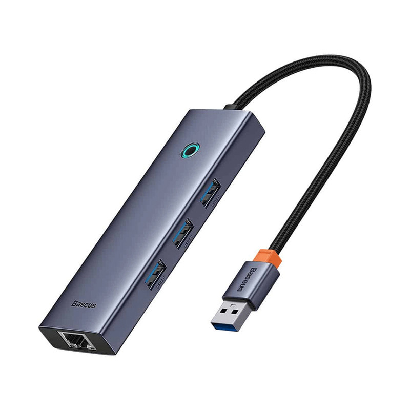 هاب 4 پورت USB 3.0 بیسوس مدل UltraJoy Series 4 BS-OH109 هاب 4 پورت USB 3.0 بیسوس مدل UltraJoy Series 4 BS-OH109