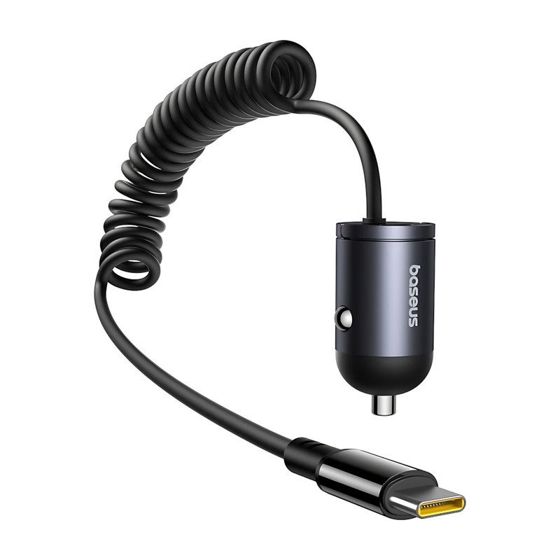 شارژر فندکی 30 وات بیسوس مدل B-TinSTC به همراه کابل USB-C شارژر فندکی 30 وات بیسوس مدل B-TinSTC به همراه کابل USB-C