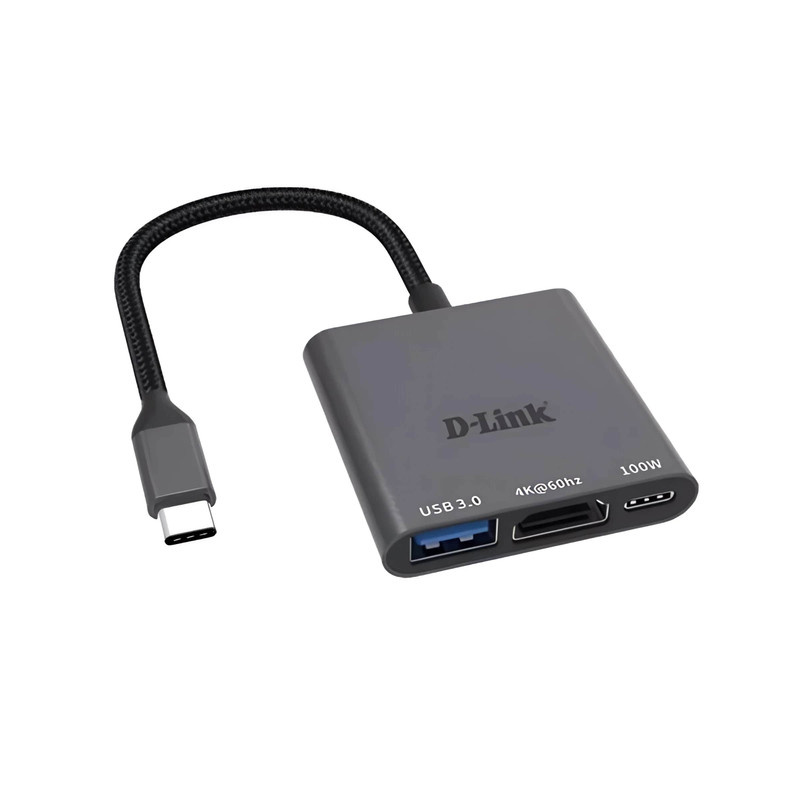 هاب 3 پورت USB-C دیلینک مدل DUB-C103 هاب 3 پورت USB-C دیلینک مدل DUB-C103