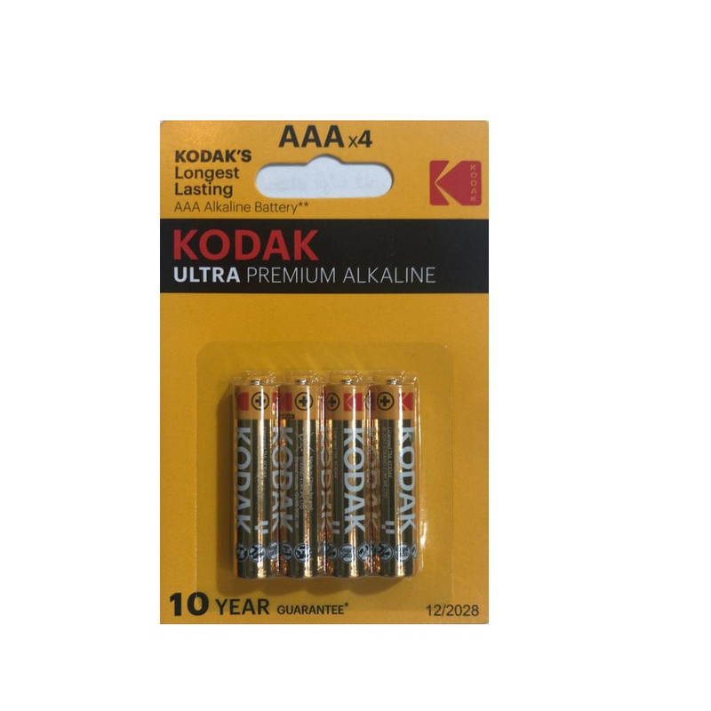 باتری نیم قلمی کداک مدل ULTRA PREMIUM ALKALINE بسته 4 عددی باتری نیم قلمی کداک مدل ULTRA PREMIUM ALKALINE بسته 4 عددی
